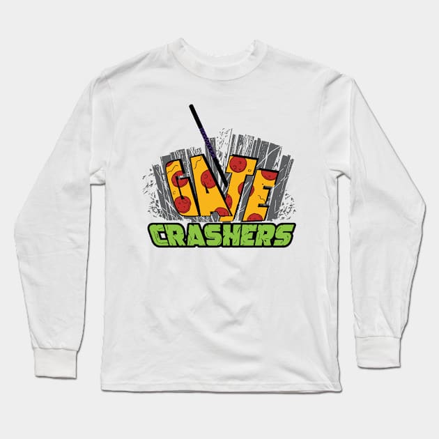 GateCrashers Turtle Power Logo (Staff) Long Sleeve T-Shirt by GateCrashers